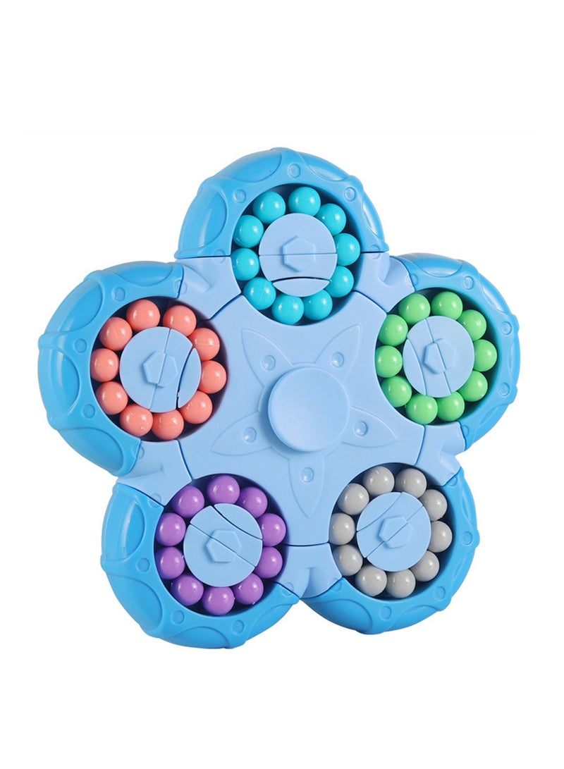 Ten-sided rotating interoperable magic bean puzzle flipping magic bead fidget spinner decompression toy