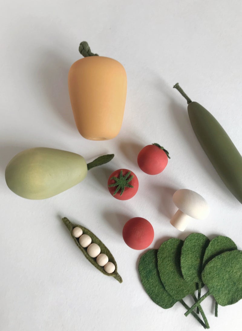 SABO Concept - Wooden Vegetable Set (Salad)