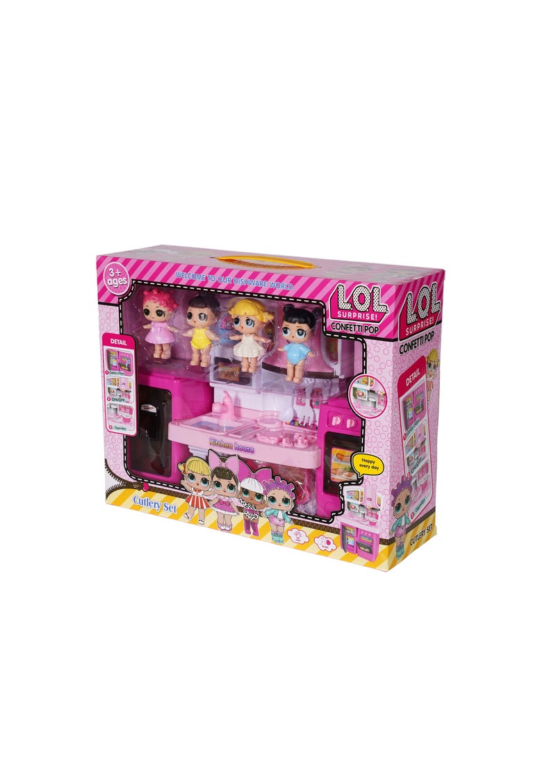 Surprise 2 in 1 Kitchen Set for Girls