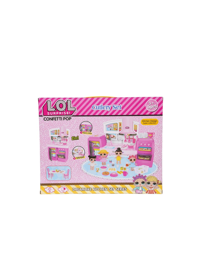Surprise 2 in 1 Kitchen Set for Girls
