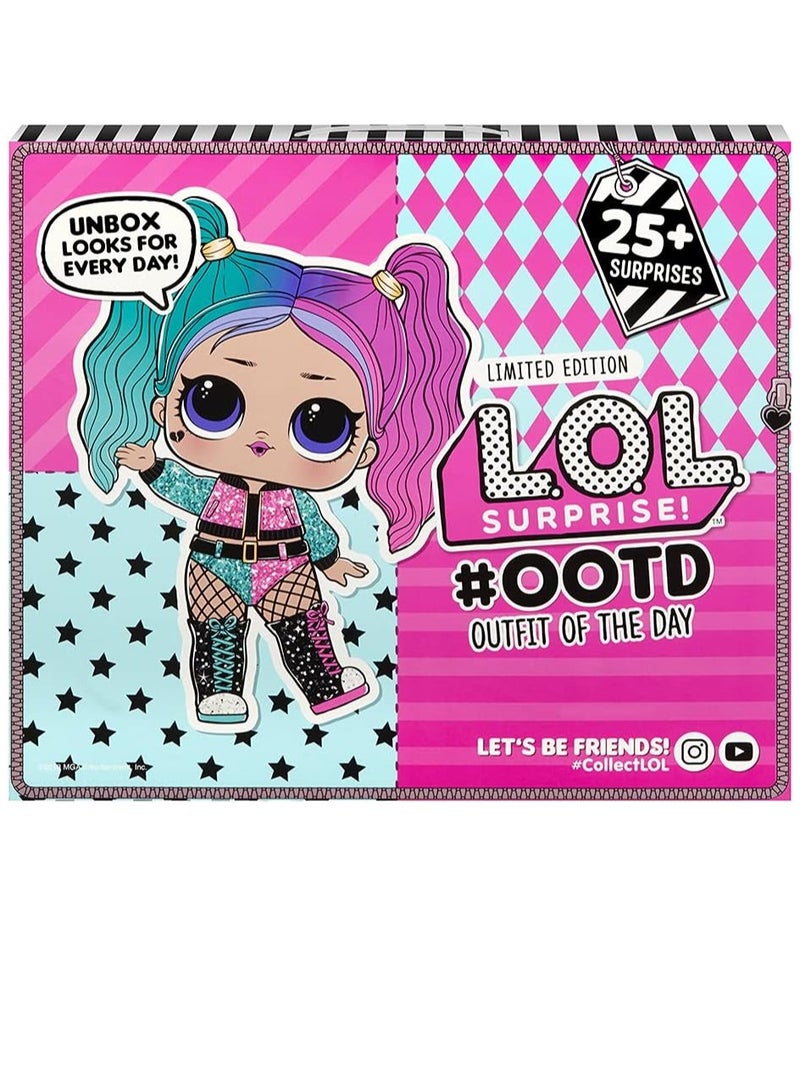 LOL Surprise OOTD Outfit Of The Day With Limited Edition Doll And 25+ Surprises Including Outfits, Shoes, Accessories For Girls