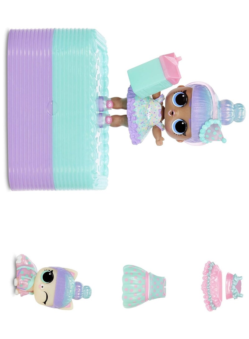 L.O.L. Surprise Deluxe Present Surprise with Limited Edition Sprinkles Doll and Pet, Teal