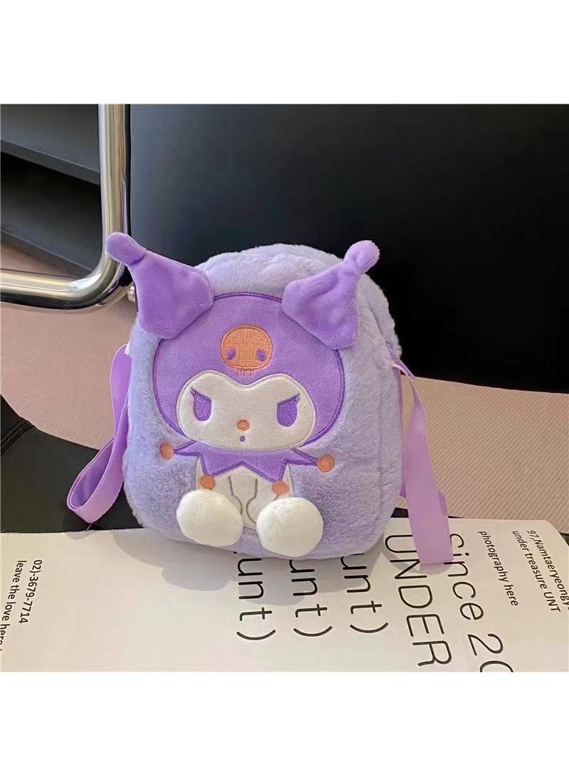 19*17*6cm Creative Cute  Plush Doll Backpack