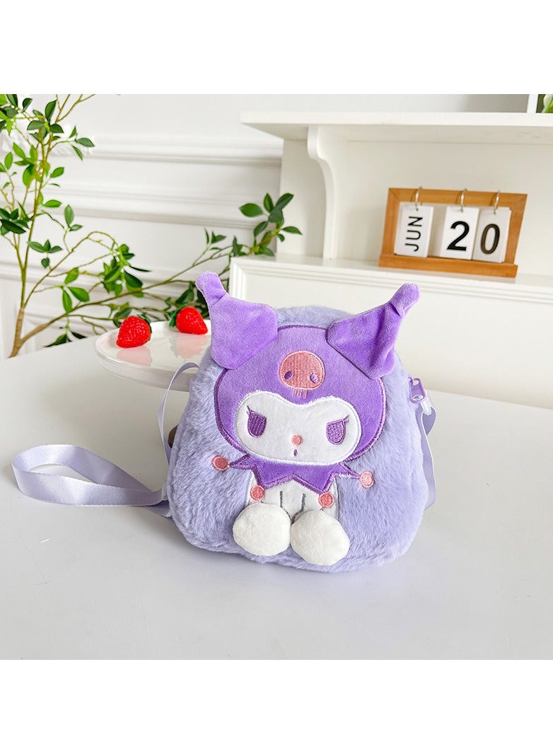 19*17*6cm Creative Cute  Plush Doll Backpack