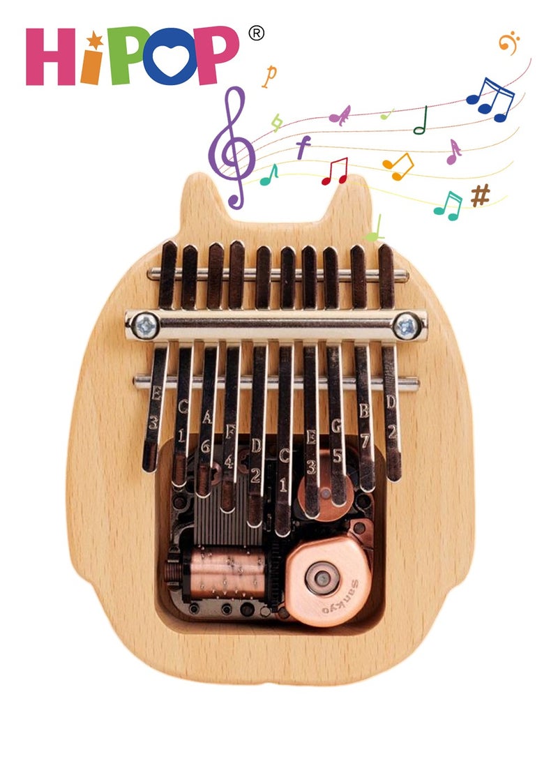 Portable Musical Instruments Thumb Piano,Wooden Kalimba Music Toys for Kids and Adults