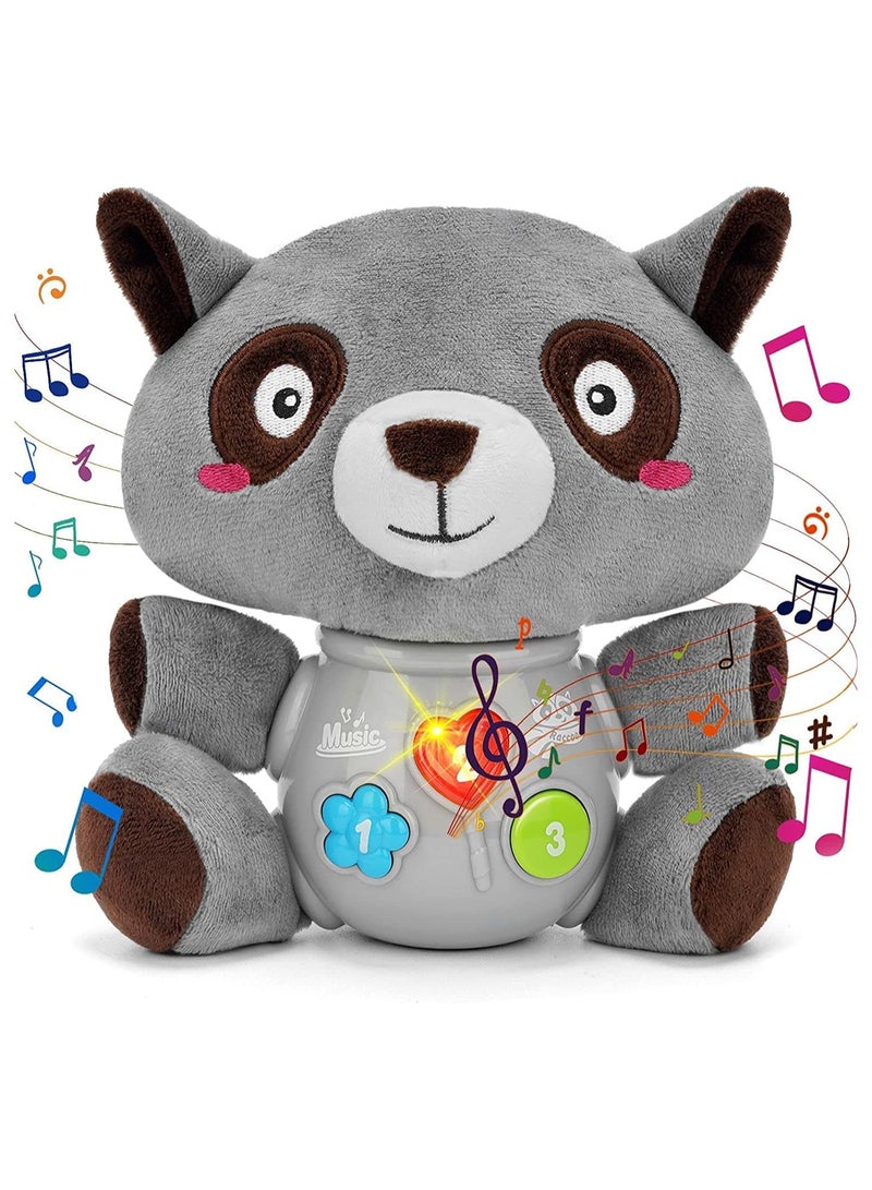 Musical Baby Toys Plush Toy Music Sound and Light Comfort Toys Newborn Baby Prenatal Education Plush Toys to Lull Sleep 0-1-3 Educational Toys Lullabies Music lovely Bear Plush Baby Toy