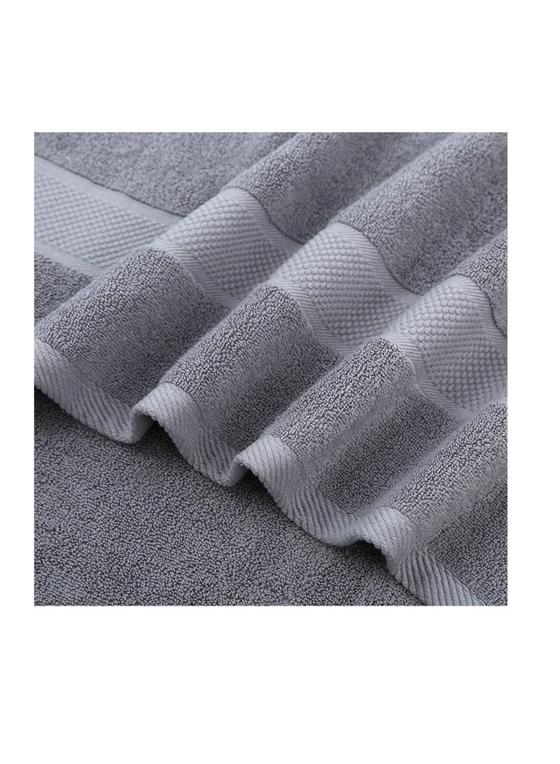 KASTWAVE Premium Cotton Bath Hand Towels for Bathroom Combed Cotton Hand Towels Absorbent Soft Cotton Hand Towels for Bathroom, Hand & Face Washcloths Set, Soft Absorbency and Fade Resistant Quick Dry