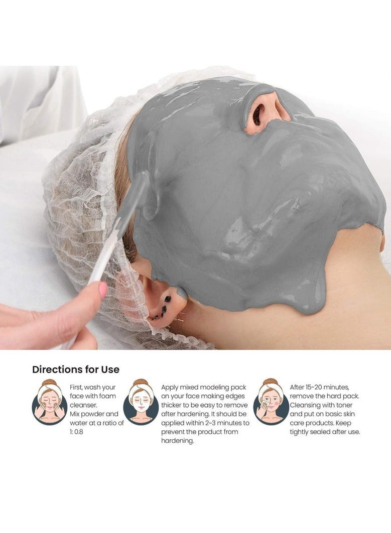 SCAR PROFFESSIONAL Charcoal Modeling Peel Off Mask Powder 500gm - Made in KOREA - Premium Modelling Pack - Peel Off Face Mask Powder
