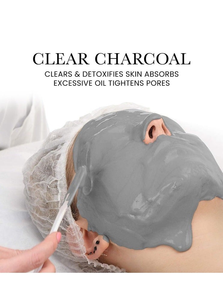 SCAR PROFFESSIONAL Charcoal Modeling Peel Off Mask Powder 500gm - Made in KOREA - Premium Modelling Pack - Peel Off Face Mask Powder