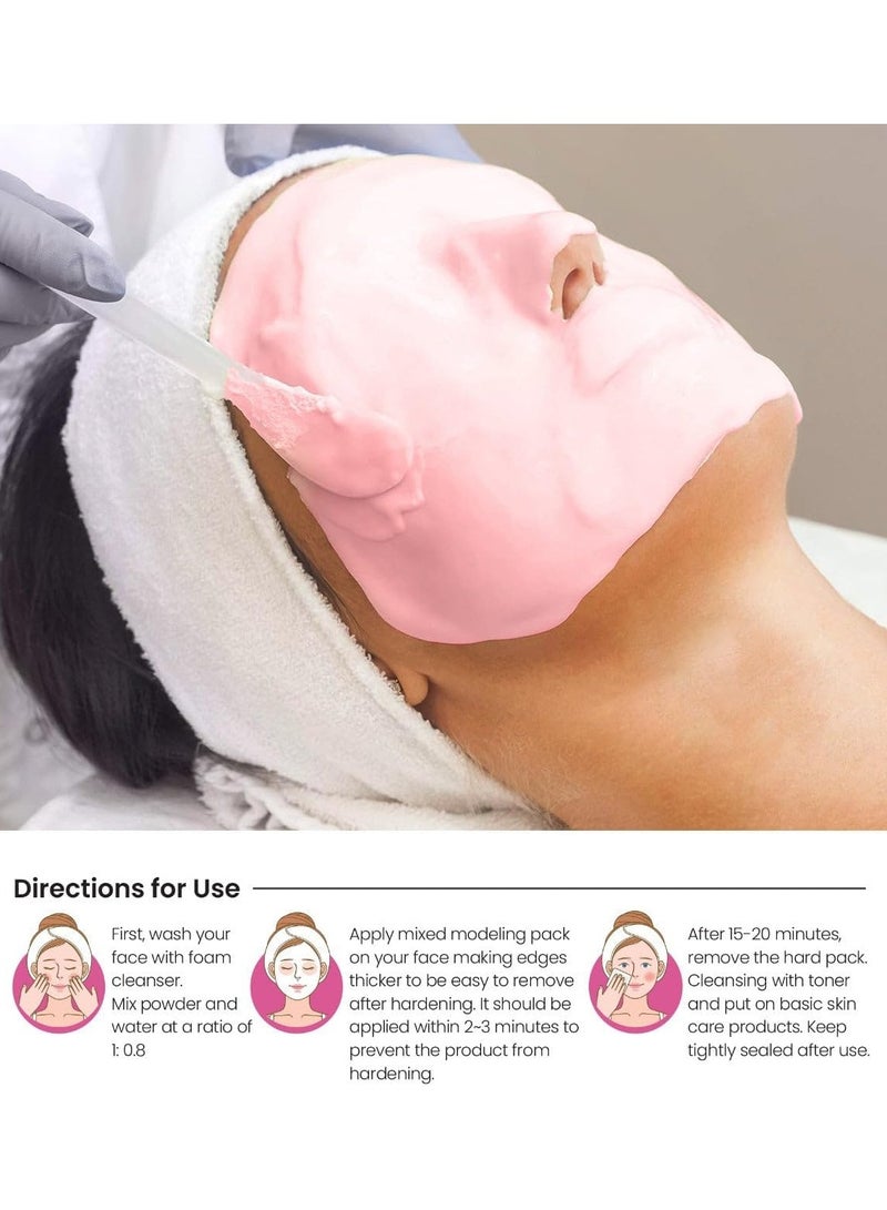 SCAR PROFFESSIONAL Collagen Modeling Peel Off Mask Powder 500gm - Made in KOREA - Premium Modelling Pack - Peel Off Face Mask Powder