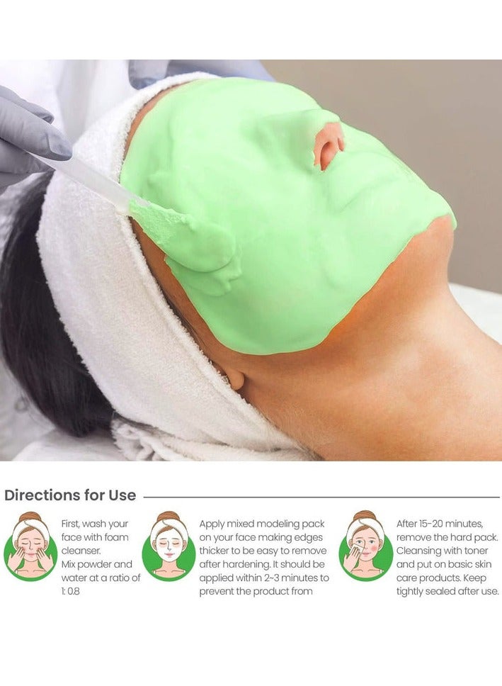 SCAR PROFFESSIONAL Tea Tree Modeling Peel Off Mask Powder 500gl - Made in KOREA - Premium Modelling Pack - Peel Off Face Mask Powder