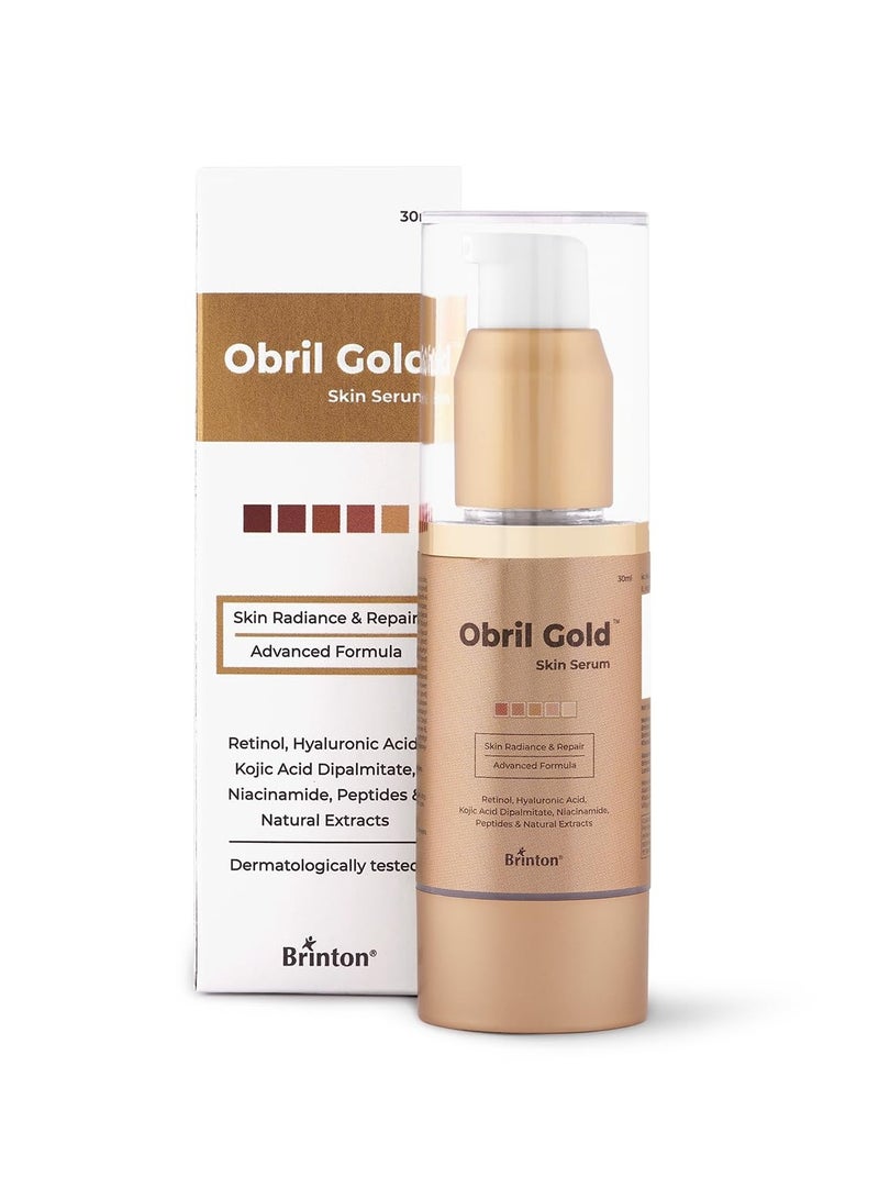 Brinton Obril Gold Skin Serum for Hyperpigmentation with Hyaluronic Acid 30ml