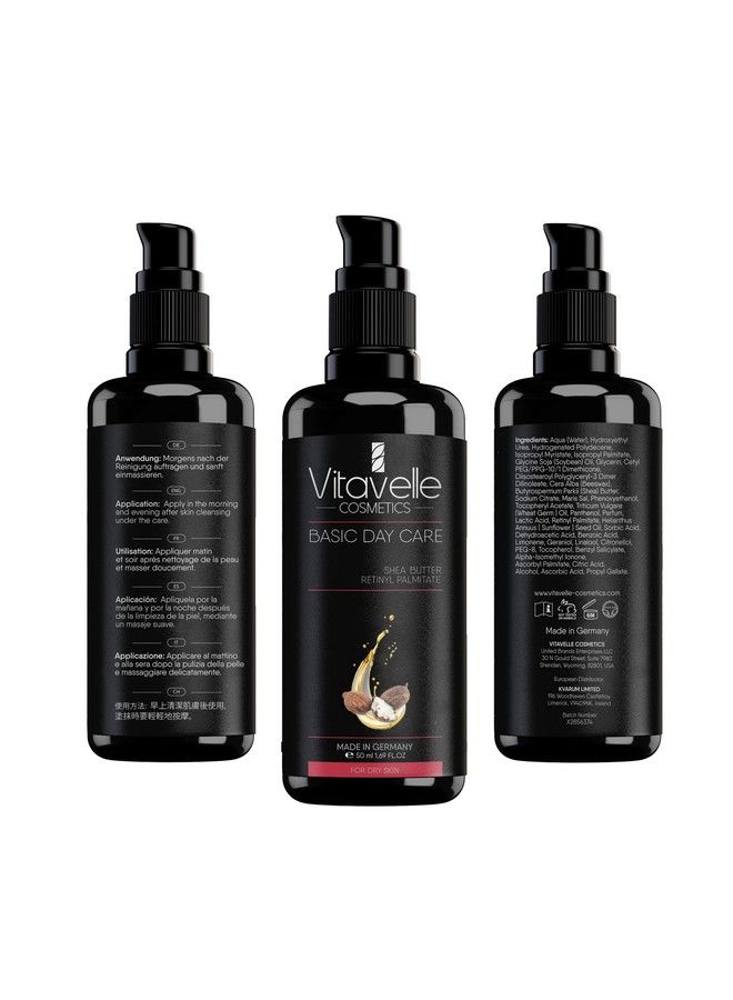 Daily Face Moisturizer For Dry Skin Hydrating Face Moisturizer Face Cream With Shea Butter Retinyl Palmitate & Lactic Acid Soothing Dry Skin Face Moisturizer For Women & Men