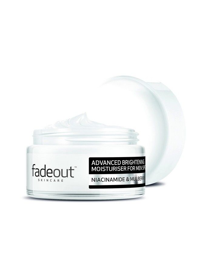 Advanced Brightening Moisturiser For Men Exfoliating Daily Moisturiser With Spf20 With Niacinamide & Mulberry 2 X 50Ml