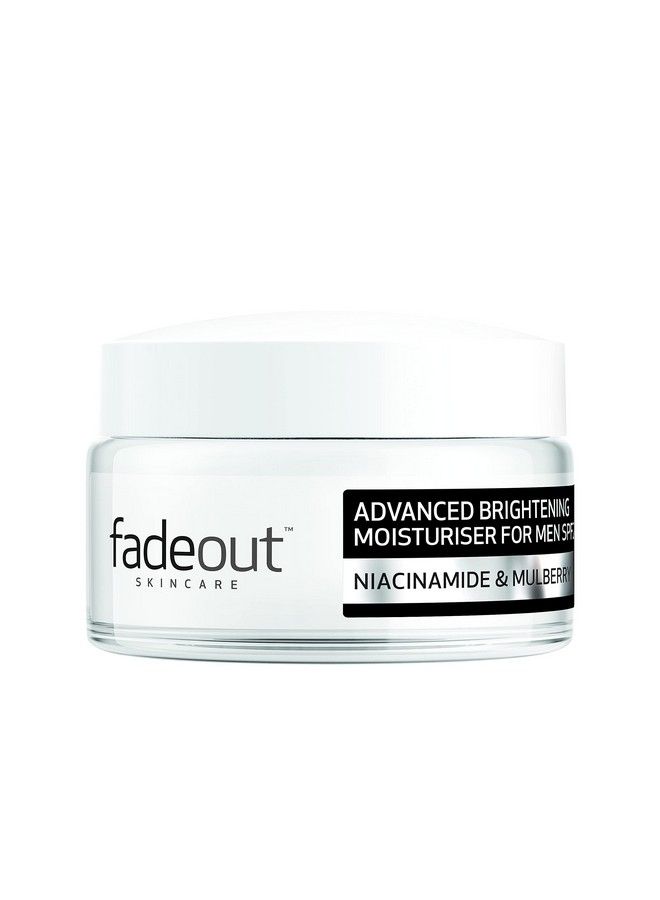 Advanced Brightening Moisturiser For Men Exfoliating Daily Moisturiser With Spf20 With Niacinamide & Mulberry 2 X 50Ml