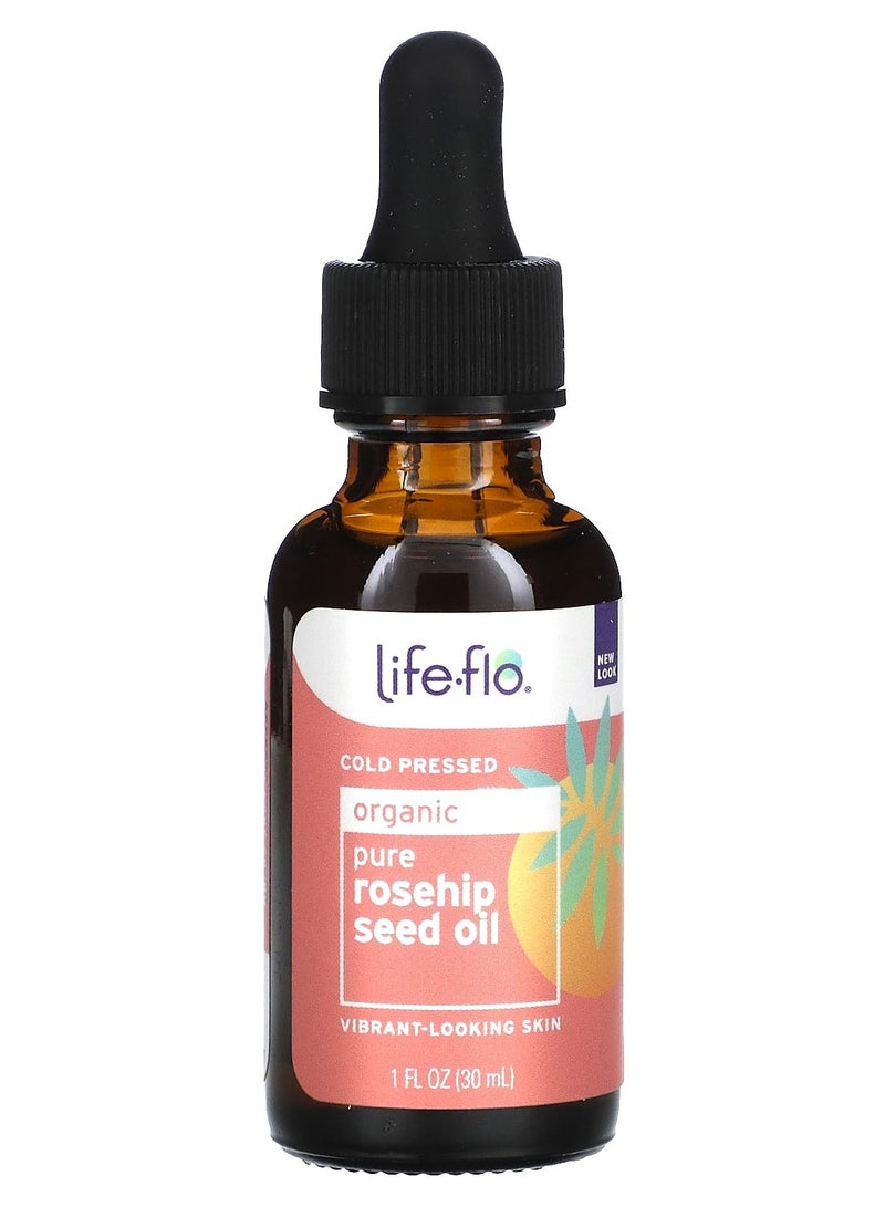 Organic Pure Rosehip Seed Oil, 1 fl oz (30 ml)