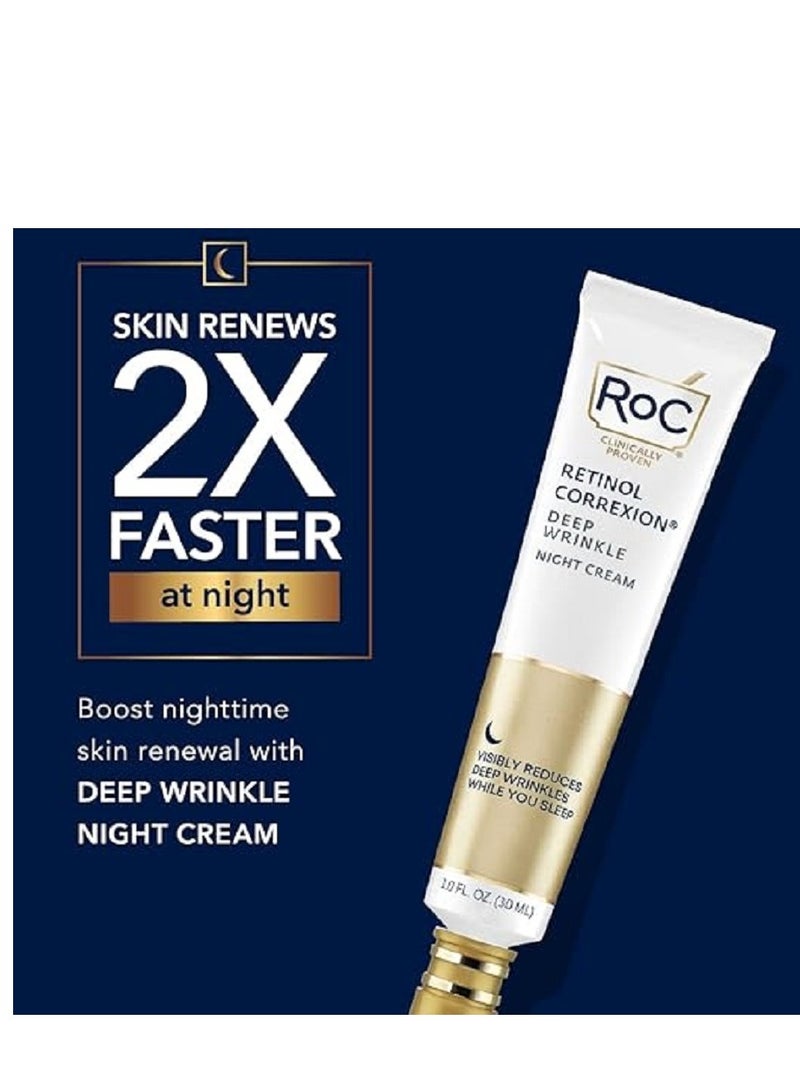 Roc retinol correxion deep wrinkle night cream