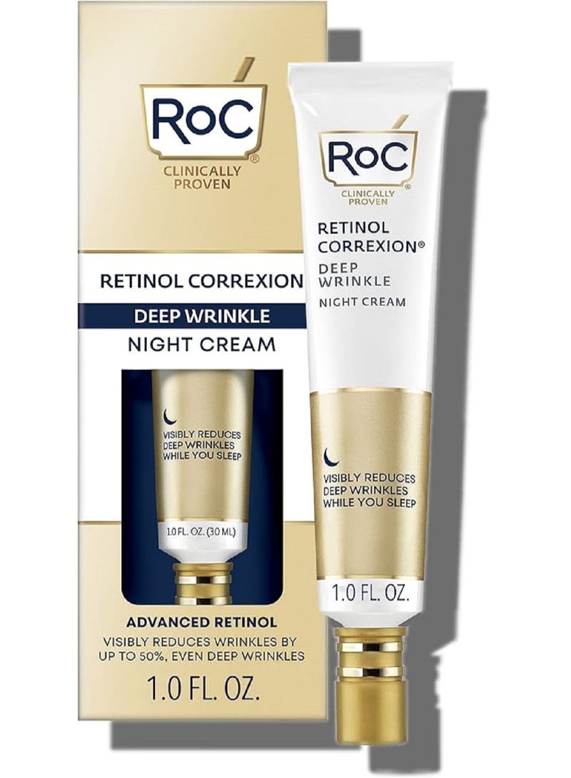 Roc retinol correxion deep wrinkle night cream