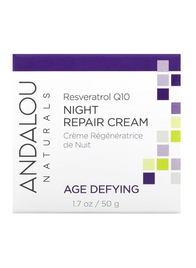 Night Repair Cream Resveratrol Q10 1.7 oz 50 g