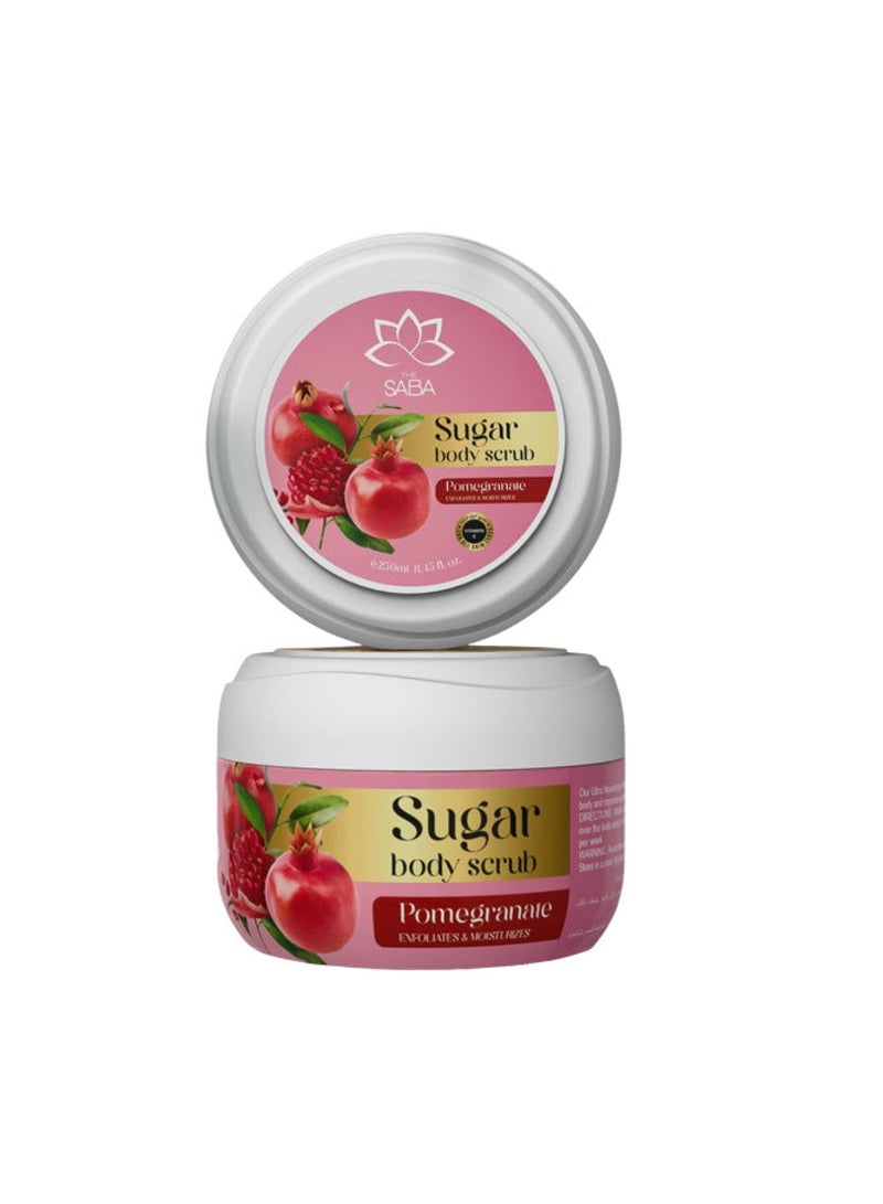 Sugar Body Scrub Pomegranate 125ml