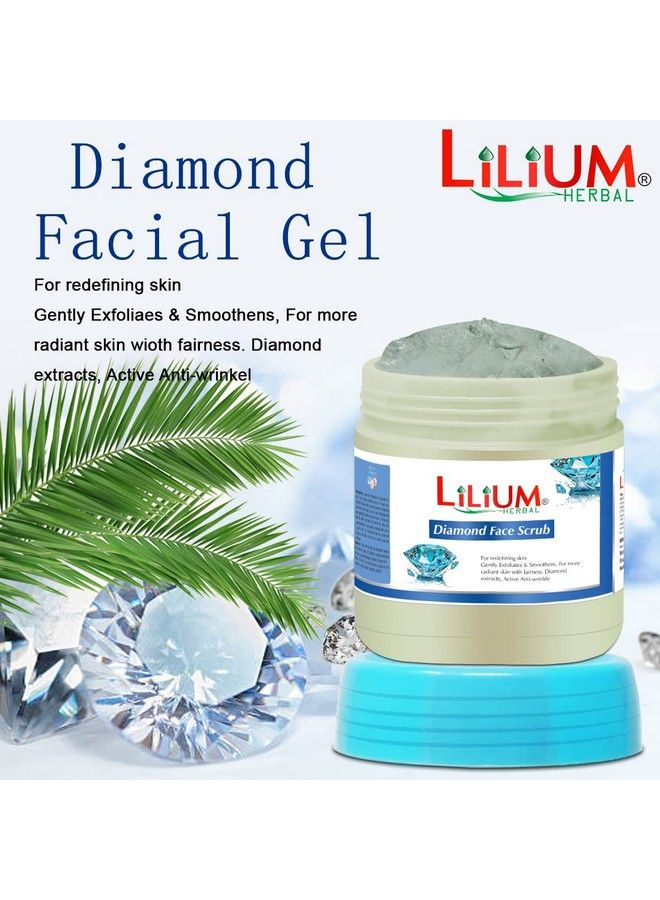 Diamond Gently Exfoliates & Smoothness Active Anti Wrinkle Face Scrub 500Ml