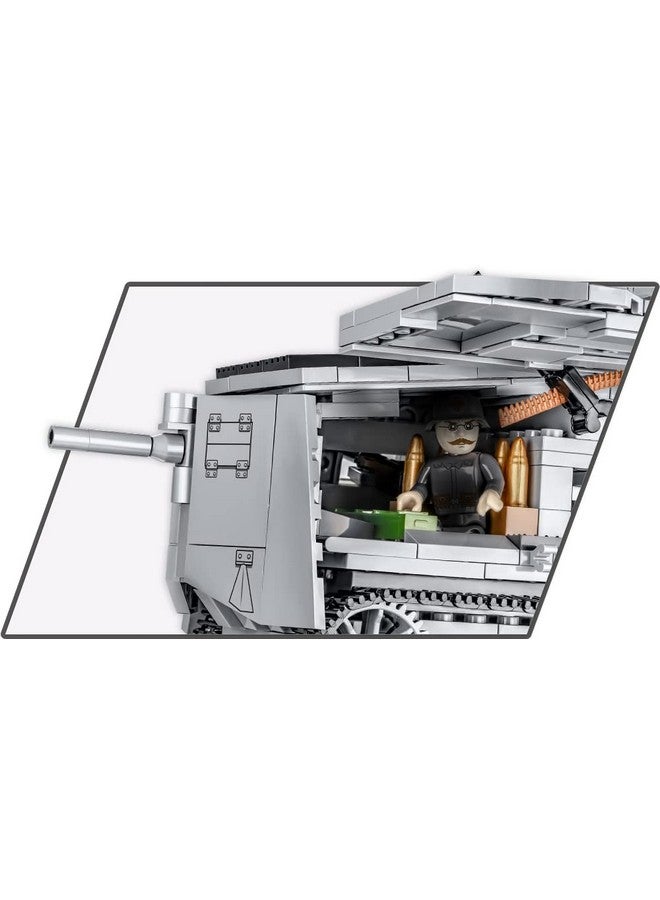 Historical Collection Great War Sturmpanzerwagen A7V Tank 840 Pcs