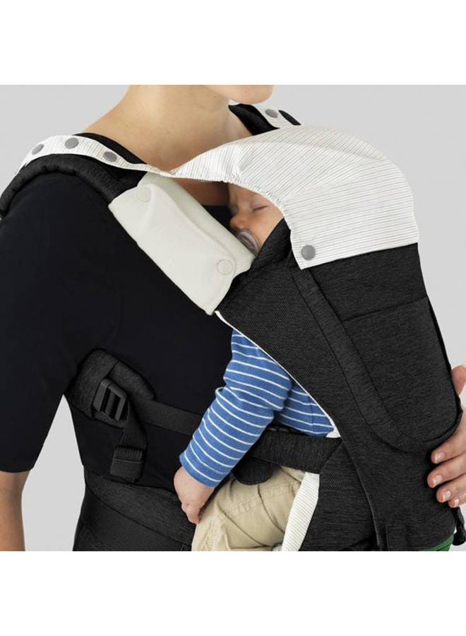 Hip Seat Baby Carrier, Pirate Black  (With Protective Hood, Pocket, Mesh Insert)