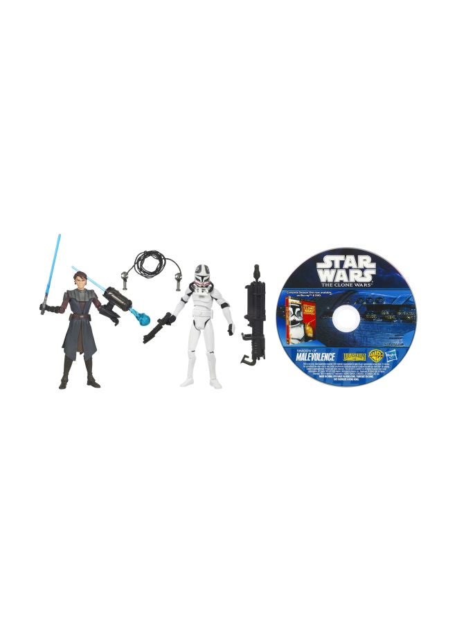 2-Piece Star Wars: The Clone War Action Figure Set