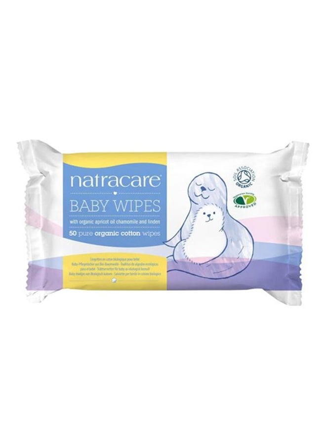 Organic Cotton Baby Wipes 12 Packs x 50 Wipes, 600 Count