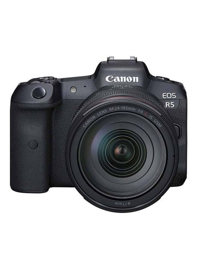 R5 Full Frame Mirrorless Camera With RF 24-105mm F4 L is USM Lens Kit