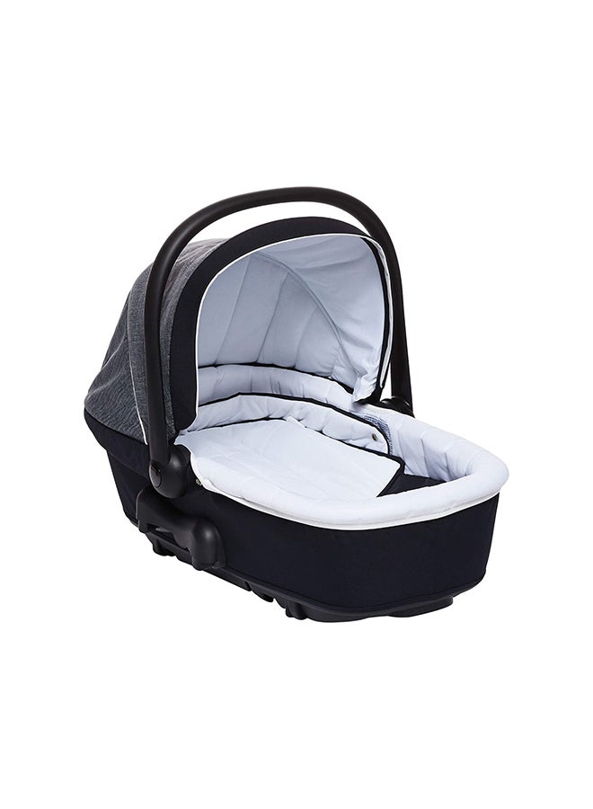 Portable Coccola Baby Infant Carrycot Travel Full Body Support, Beside Sleeper, Bassinet, Brethable Cotton, Pressure Protection, For Outdoor, Picnic and Travel - Blue