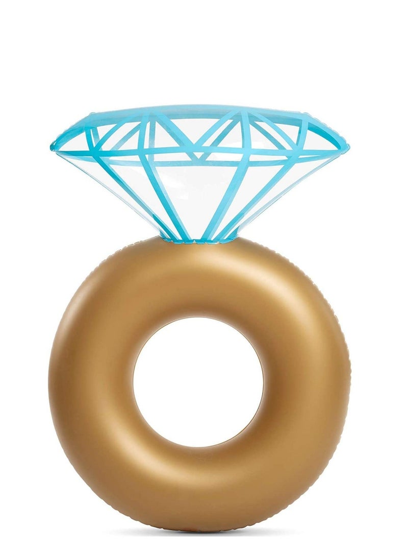 COOLBABY Inflatable Diamond Ring Swimming Pool Floating Swimming Pool Floating Adult Outdoor Water Rest