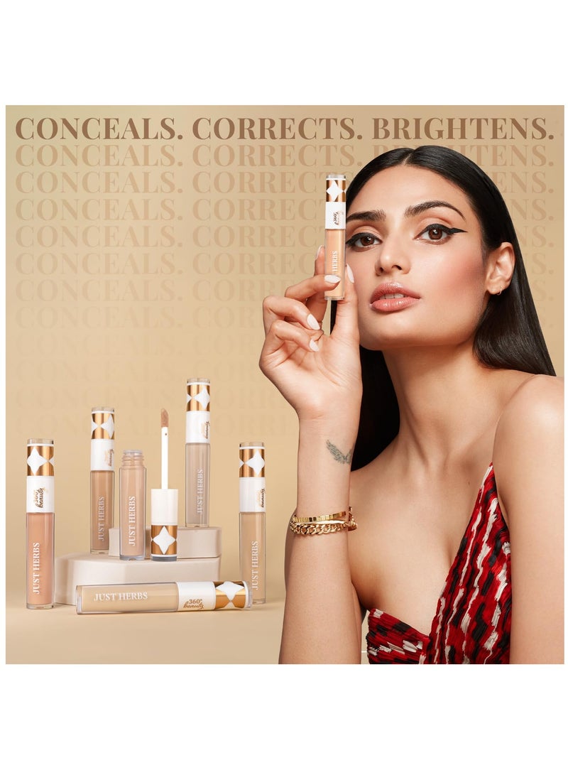 Just Herbs Concealer for Face Makeup Full Coverage 6ml