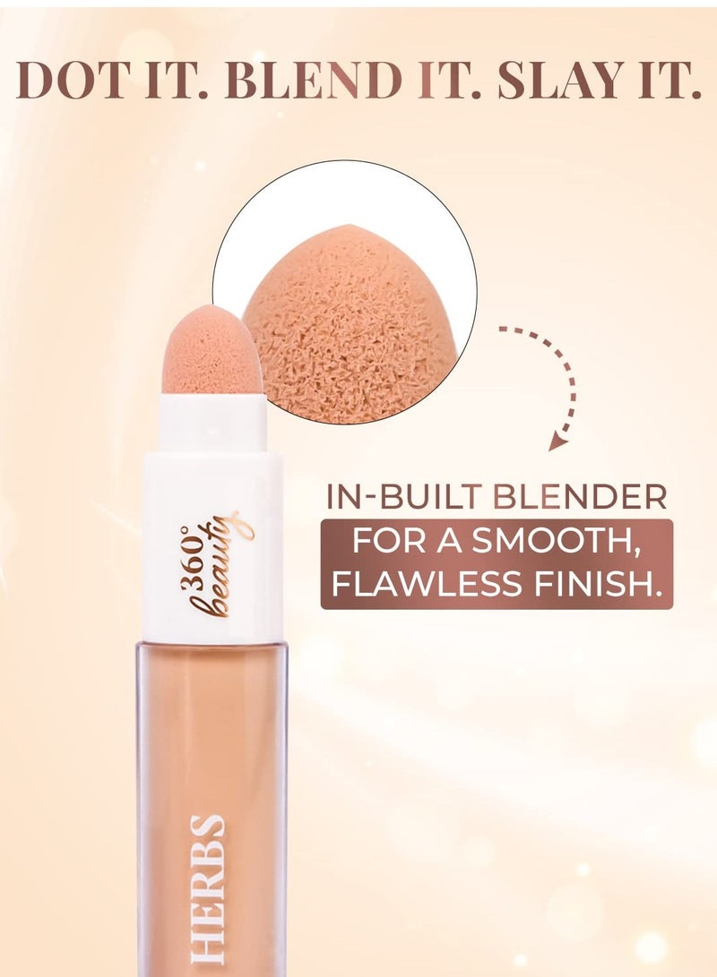 Just Herbs Concealer for Face Makeup Full Coverage 6ml