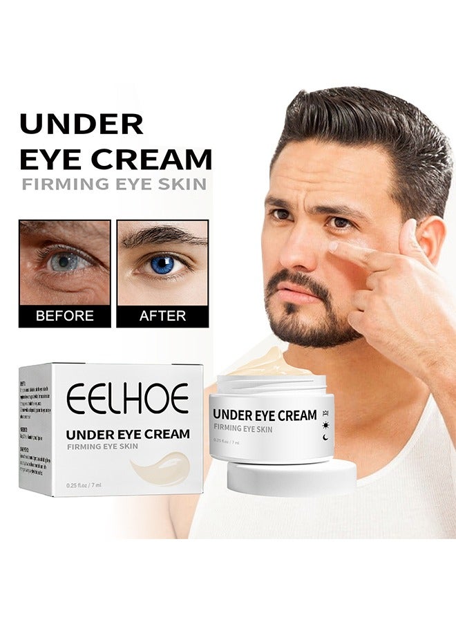 Mens Eye Cream, Eye Cream For Dark Circles And Puffiness, Anti-aging Caffeine Eye Cream For Men, Brightens, Reduces Puffiness, Dark Circles, And Fine Lines, Eye Treatment for Men