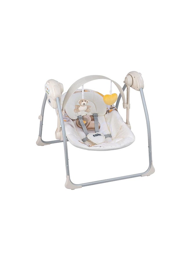 Portable Sonnolento Baby Infant Swing, Sway Gentle Swaying, Rocker, Rocking With Support And Safety, Cradle, 0-9 Kg - Beige