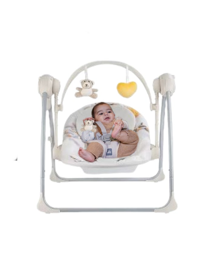 Portable Sonnolento Baby Infant Swing, Sway Gentle Swaying, Rocker, Rocking With Support And Safety, Cradle, 0-9 Kg - Beige