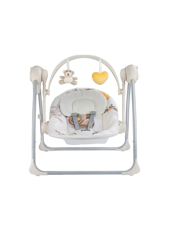 Portable Sonnolento Baby Infant Swing, Sway Gentle Swaying, Rocker, Rocking With Support And Safety, Cradle, 0-9 Kg - Beige