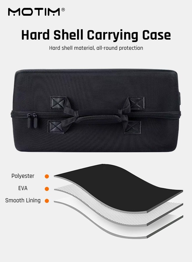 Travel Storage Case for PS5, Shockproof Hard Shell Bag Game Console Carrying Case, Waterproof Shoulder Bag Handbag for Playstation 5 Console and Accessories, Compatible with Disc& Digital Edition