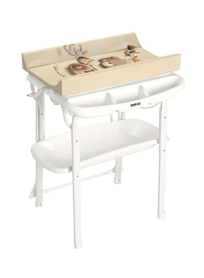 Aqua Spa Changing Station Bath Tub With Stand And Changing Mat