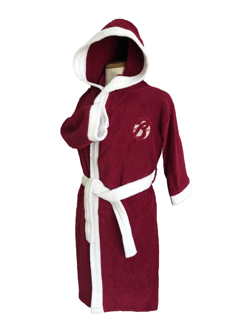 Kids Hooded Bathrobe for 16 Years Old 100% Cotton Made In Egypt