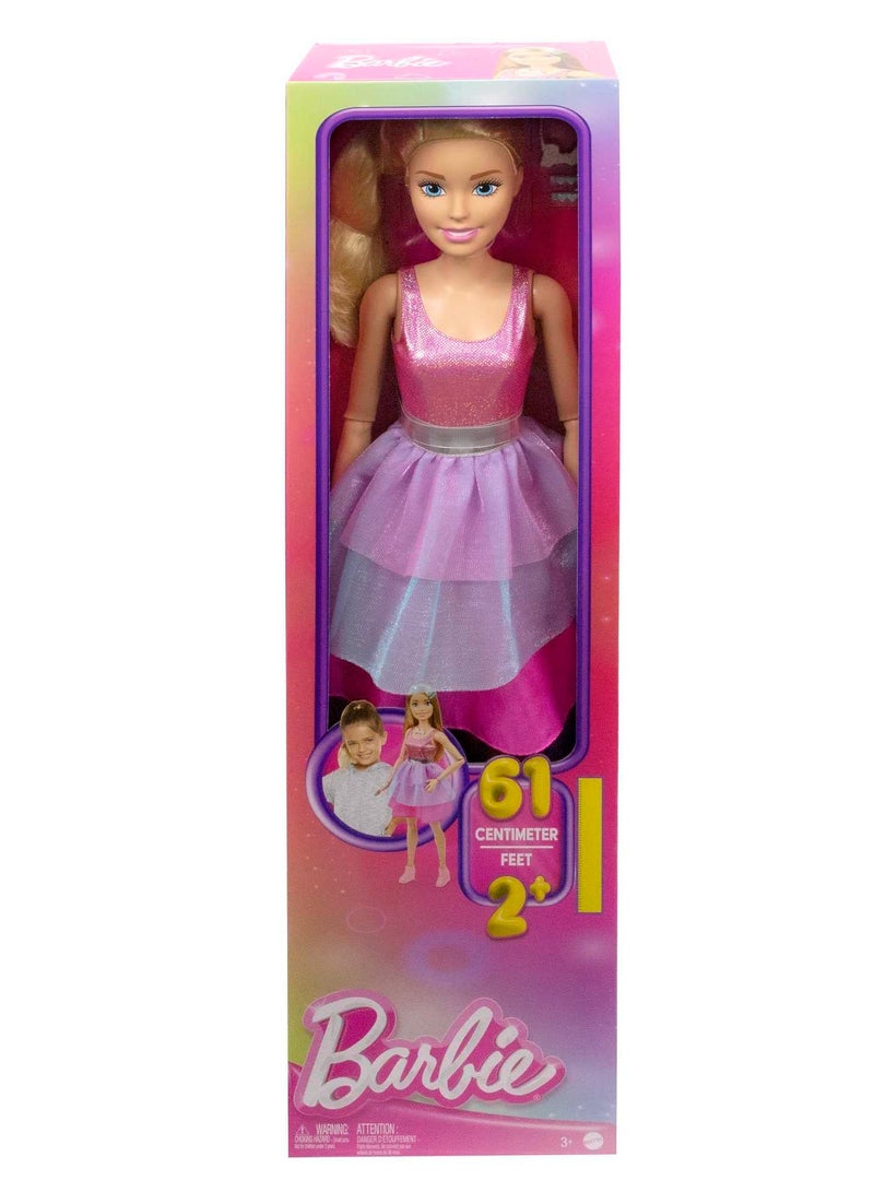 Large Dolls 28 Inch Pink Doll - Caucasian