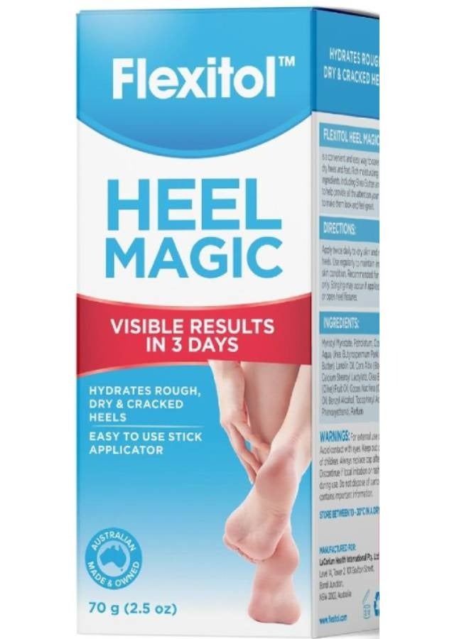 Heel Magic Cream Hydrates Rough Dry And Cracked Heels - 70 Gm