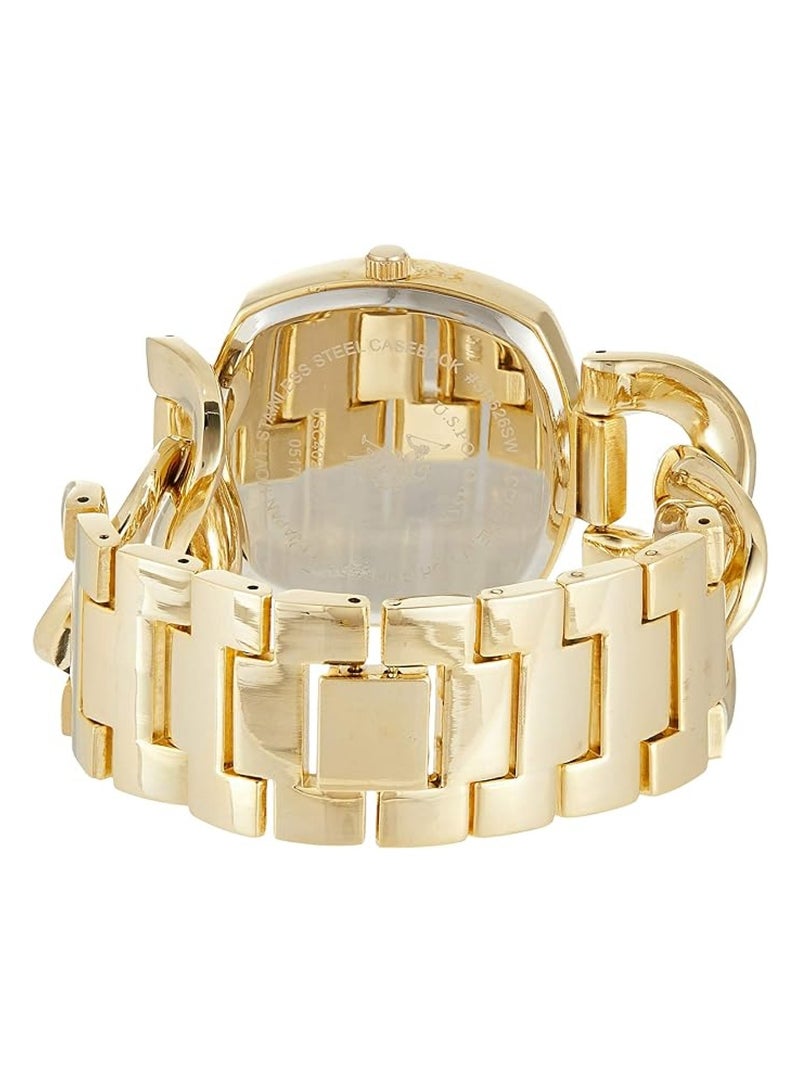 Women's Quartz Watch Analog Display and Gold Plated Strap USC40250