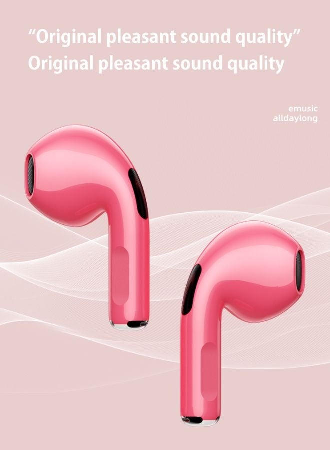 Disney QS-13 Bluetooth Earphones TWS Wireless Gaming Earphones Rotatable Metal Cavity Ring Headset HiFi Stereo Low Latency