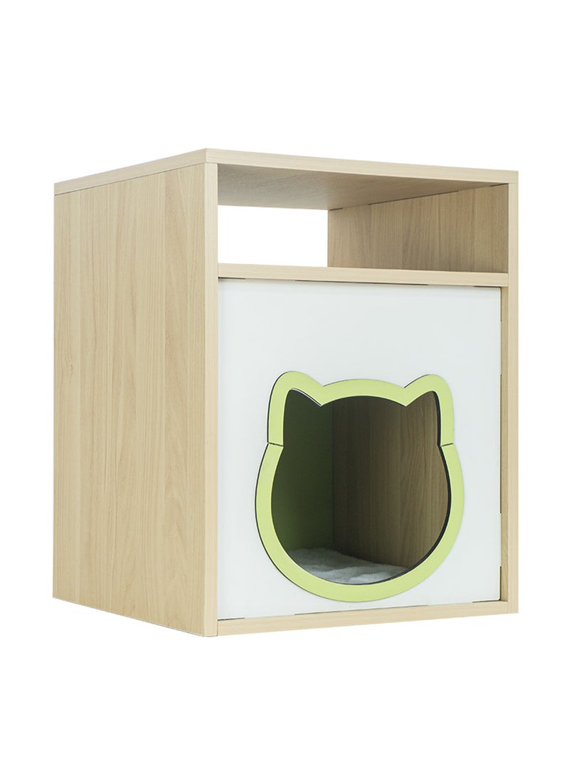 Wooden Cat Kennel Pet Cabinet Square Headboard Bedroom Bedside Pet Cabinet Dog Kennel Living Room Cat
