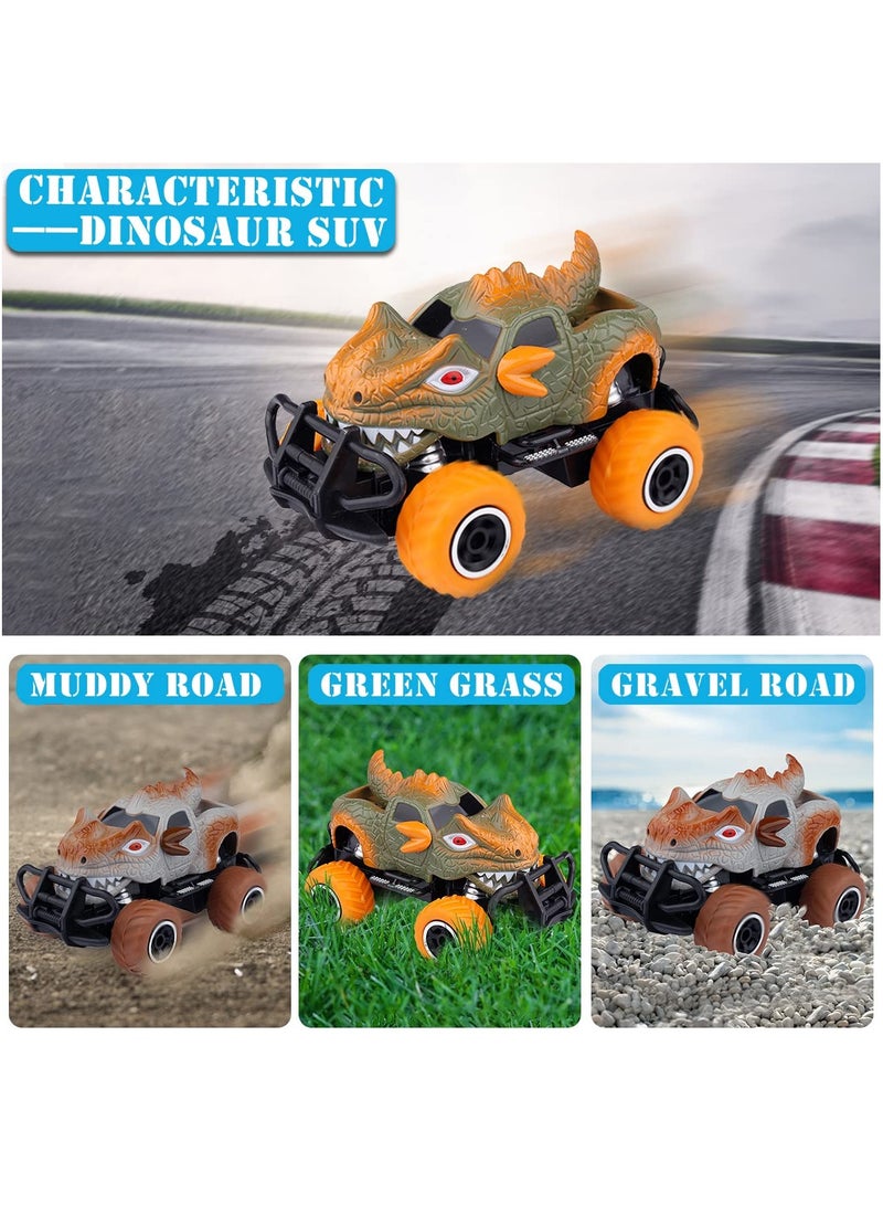 Dinosaur Remote Control Car Toys Mini RC Race Car Monster Trucks Toddler Gifts Stunt Toy Car for Boys Age 3 5 6 4 7