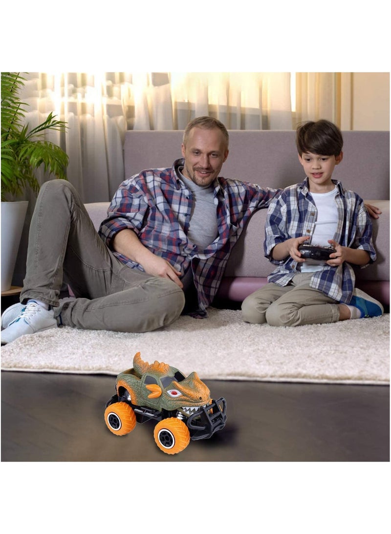 Dinosaur Remote Control Car Toys Mini RC Race Car Monster Trucks Toddler Gifts Stunt Toy Car for Boys Age 3 5 6 4 7