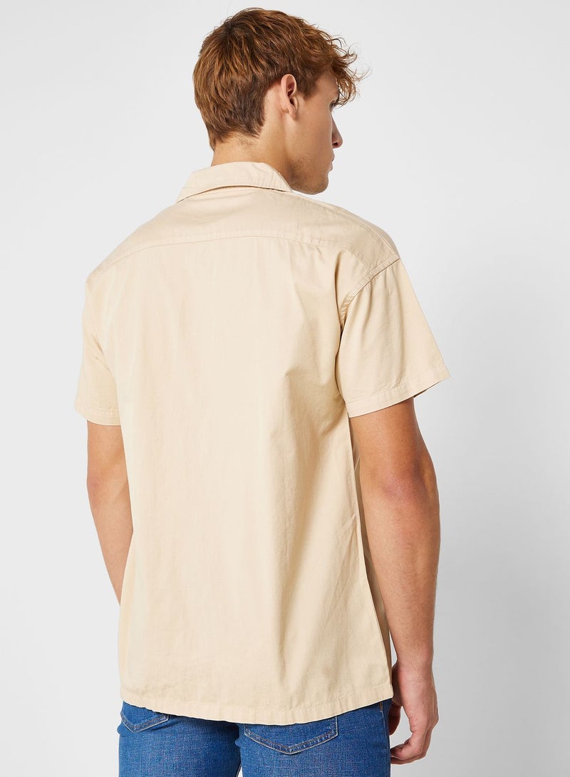 Short Sleeve Twill Shirt