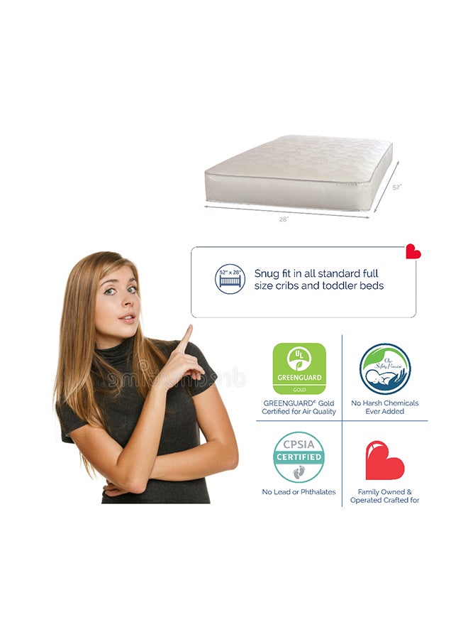 Fresh Start Polyfoam Crib Mattress - Frizzle Pin